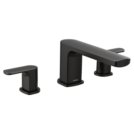 MOEN Two-Handle Roman Tub Faucet Matte Black T935BL